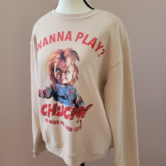 Horror Chucky Wanna Play? No more Mr. Good Guy Sweatshirt. Brand New Siz… - Picture 7 of 8